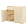Foundations SafeSwing Daycare Changing Table - Durable Wood Cabinet