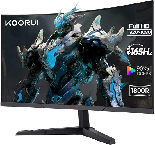 KOORUI 24 Curved Gaming Monitor - FHD 165Hz VA