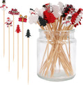 100pcs Festive Christmas Toothpicks by Gosknor