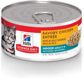 Hill's Science Diet Indoor Wet Cat Food, Chicken Minced - Easy Cleanup