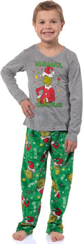 Dr. Seuss GRINCH Boys' Dear Santa I Can Explain Pajama Sleep Set