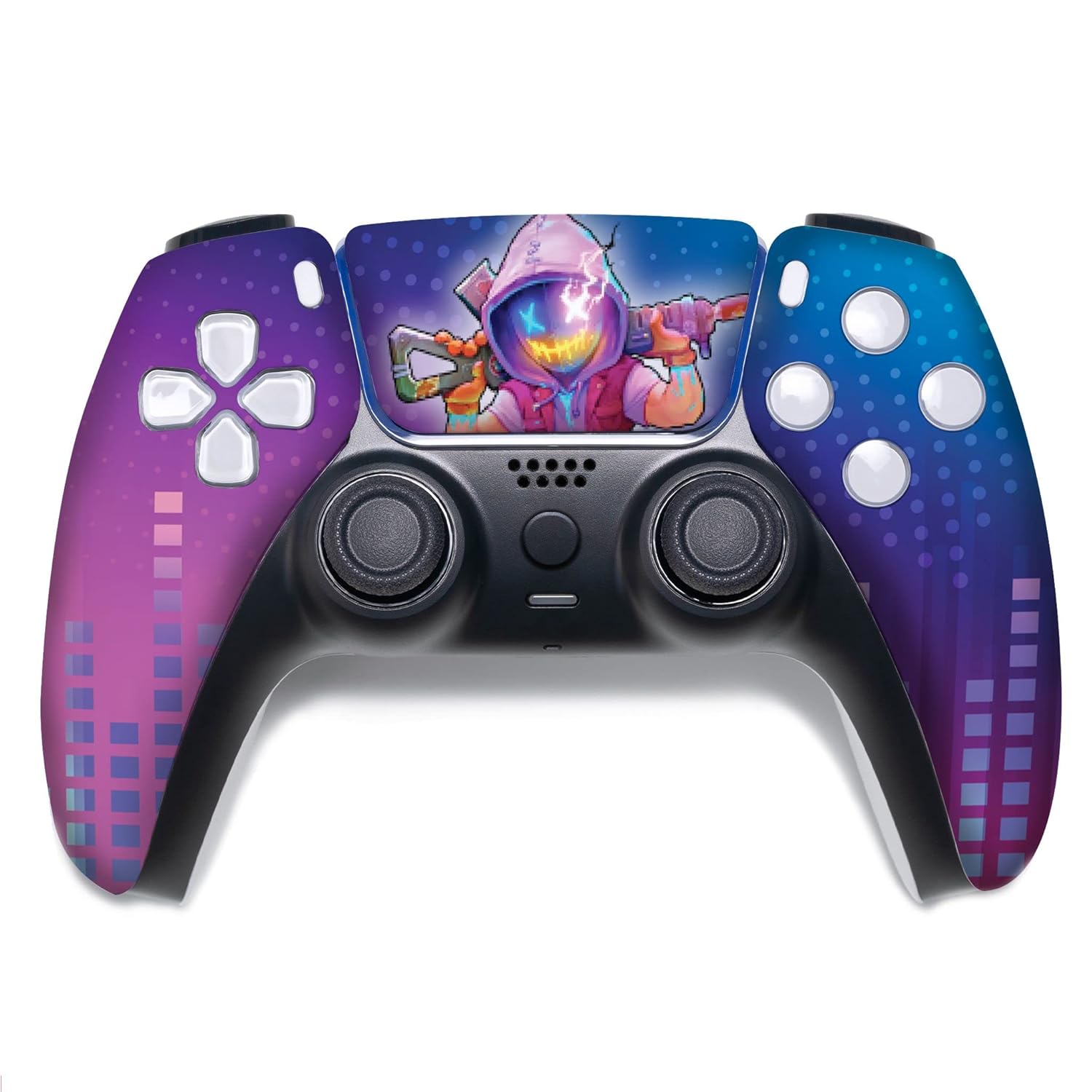 Neon Abyyss Custom PS-5 Controller by BABY CUDDLE BOX