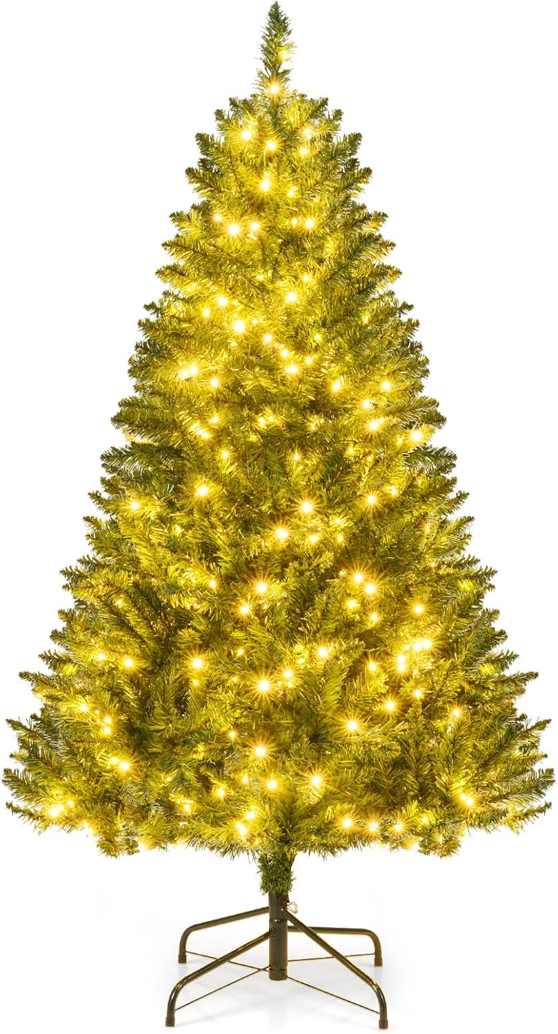 Goplus 5 FT Pre-Lit Artificial Christmas Tree with LED Lights