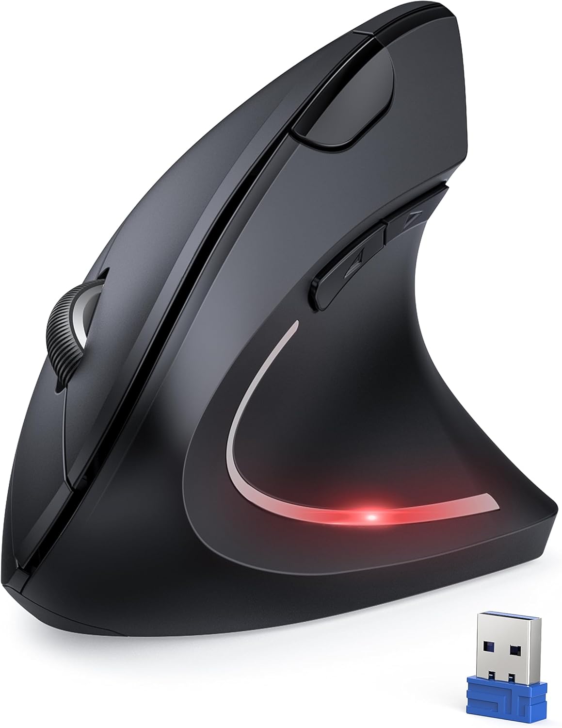 TECKNET Ergonomic Wireless Vertical Mouse - 4800 DPI Precision