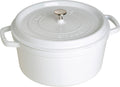 STAUB Cast Iron Dutch Oven 7-qt Round Cocotte for Perfect Meals