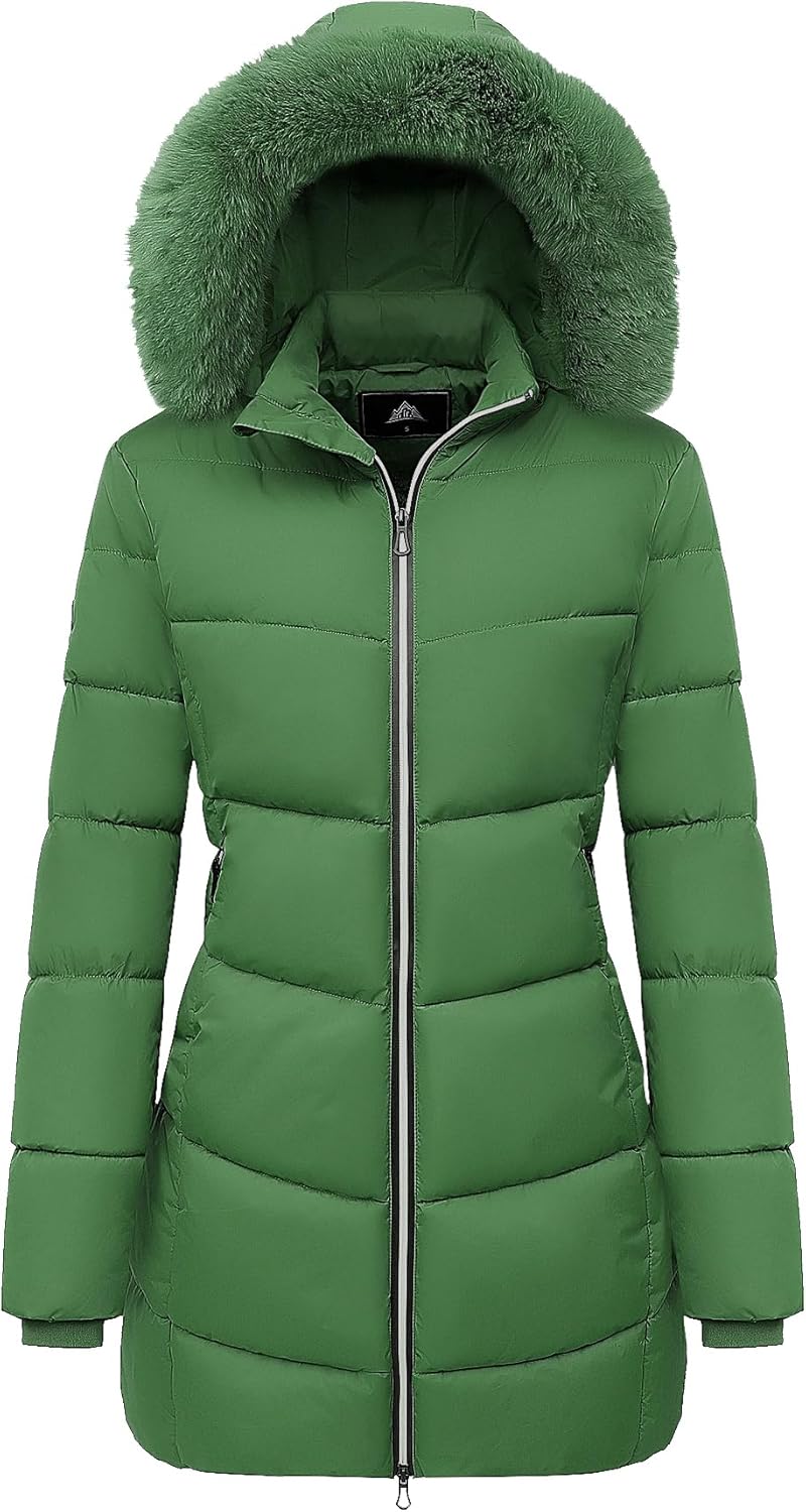 MOERDENG Women's Winter Windproof Warm Down Coats for Style