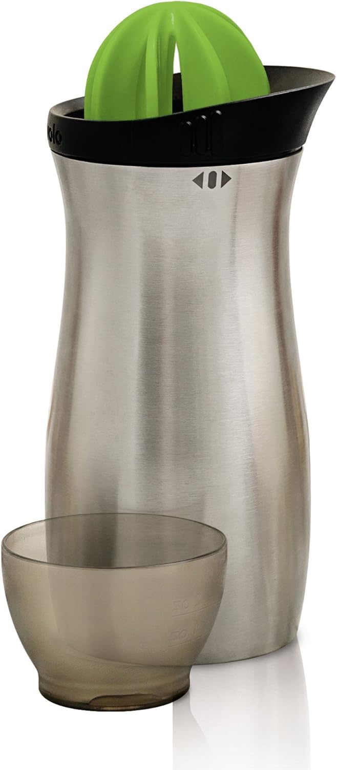 Tovolo Stainless Steel Cocktail Shaker - All-in-One Bartending Essential