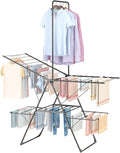 Clothes Drying Rack Foldable 68.9in High Hanger Laundry Rack - Space