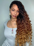 Boho Crochet Box Braids 24 in 7 Packs - Pre Looped Goddess Braids