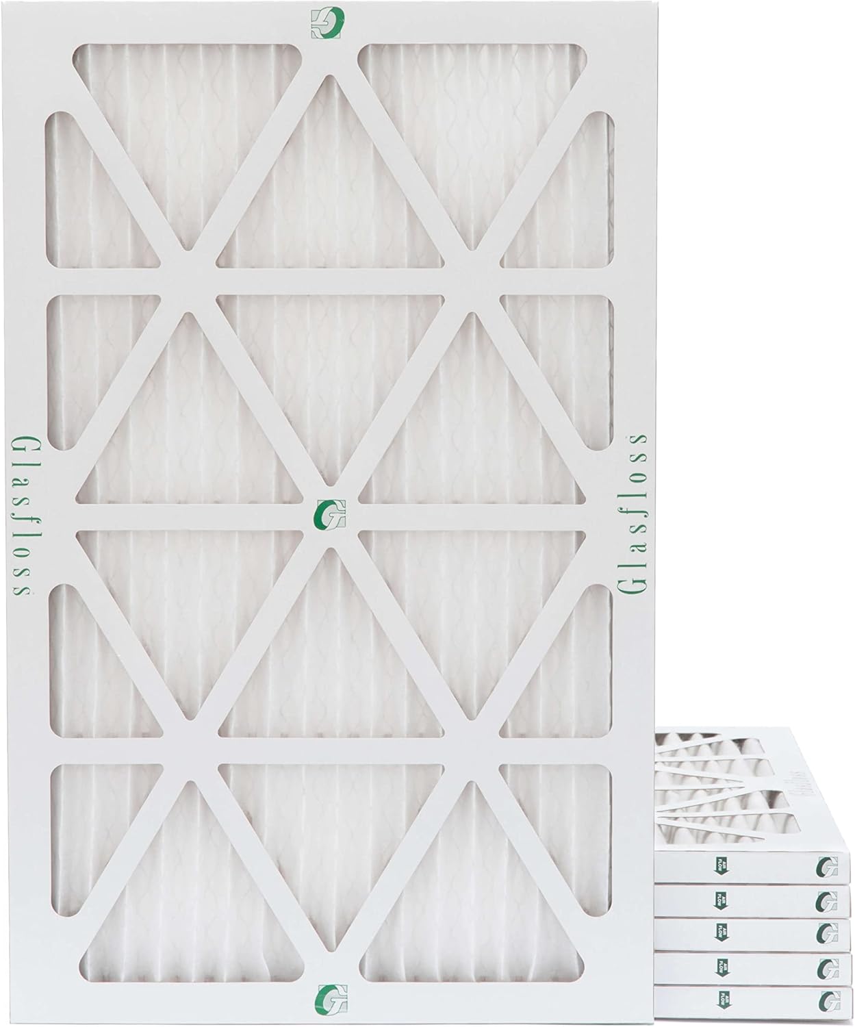 Glasfloss 10x24x1 MERV 10 Pleated Air Filters for Clean Air