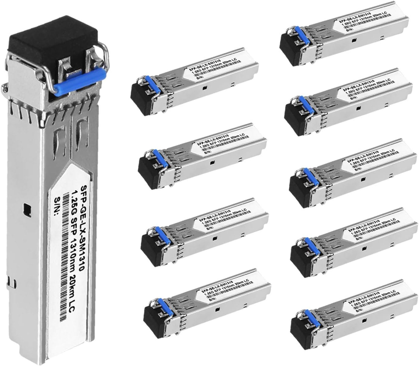 10Pcs SFP Network Transceiver Module for Reliable Connectivity