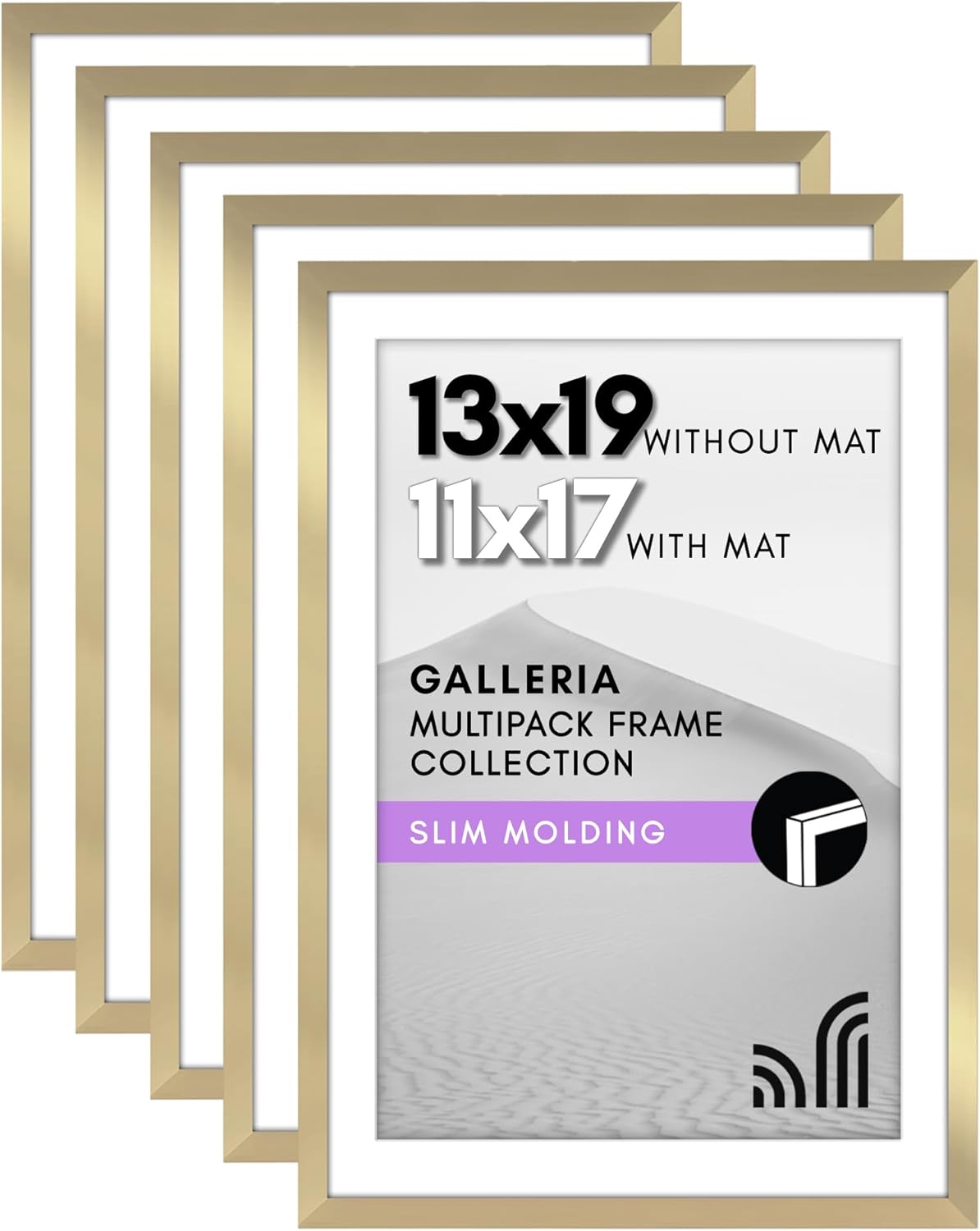 13x19 Picture Frame Set of 5 for Elegant Wall Display