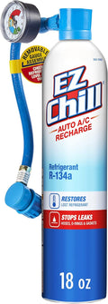 Auto Air Conditioning R-134A Refrigerant Recharge Kit - 18 OZ
