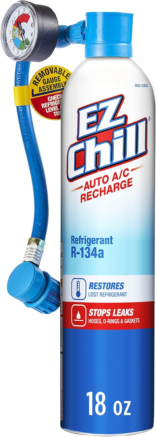 Auto Air Conditioning Recharge Kit for R-134A Systems - 18 OZ