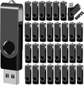 4GB USB Flash Drive 100 Pack - Bulk Thumb Drives with Lanyards