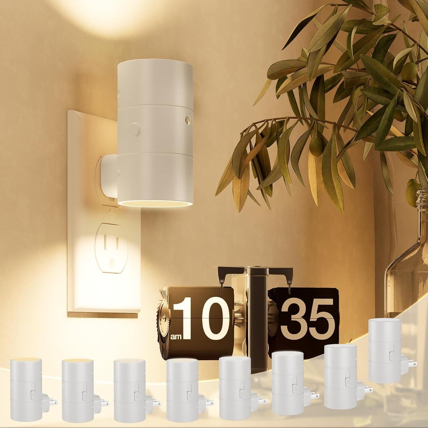 NIORSUN Night Lights Plug into Wall with Dimmable Color Modes