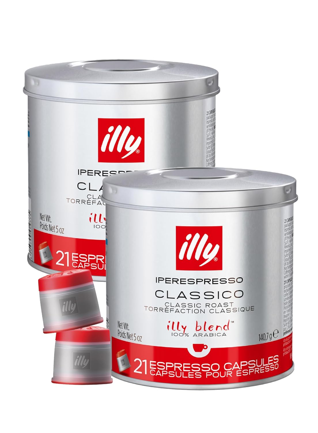 Illy iperEspresso Capsules Classico Medium Roast Coffee 21 Count