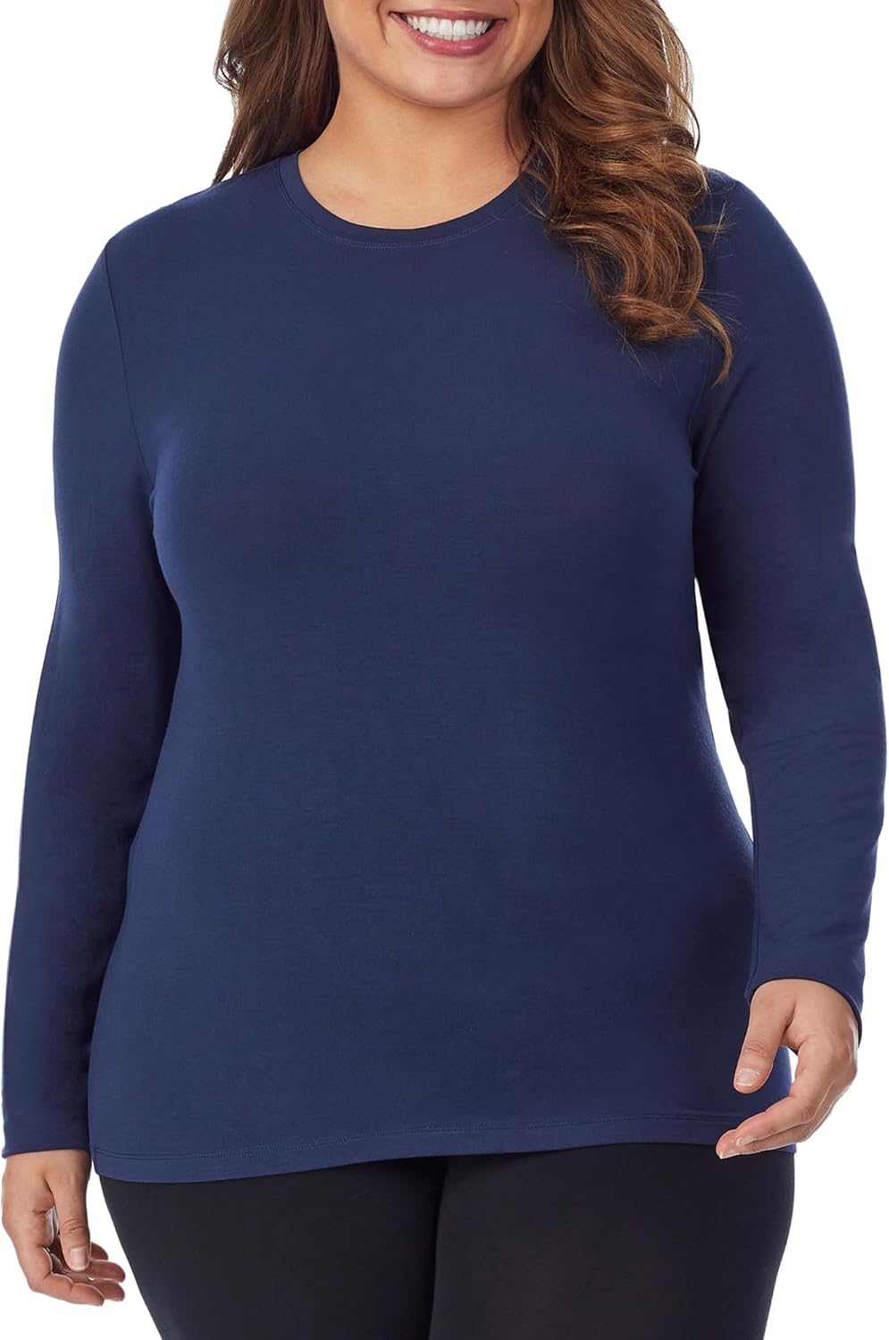 Cuddl Duds Women's Softwear Long Sleeve Crew Neck Top Review