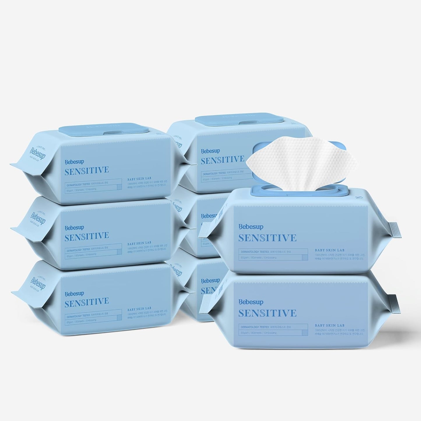 BEBESUP Sensitive Baby Wipes | Superfood Extracts, Gentle Care