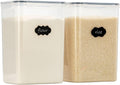 Airtight Food Storage Containers 9.5L 2-Pack - Large Pantry Canisters