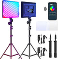GVM RGB LED Video Lights Kit for Photography and Videography