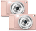 Digital Camera 56MP Point and Shoot for Kids - Compact 2-Pack