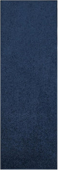 Ambiant Pet Friendly Navy 2 ft x 12 ft Runner - Soft, Stain Resistant