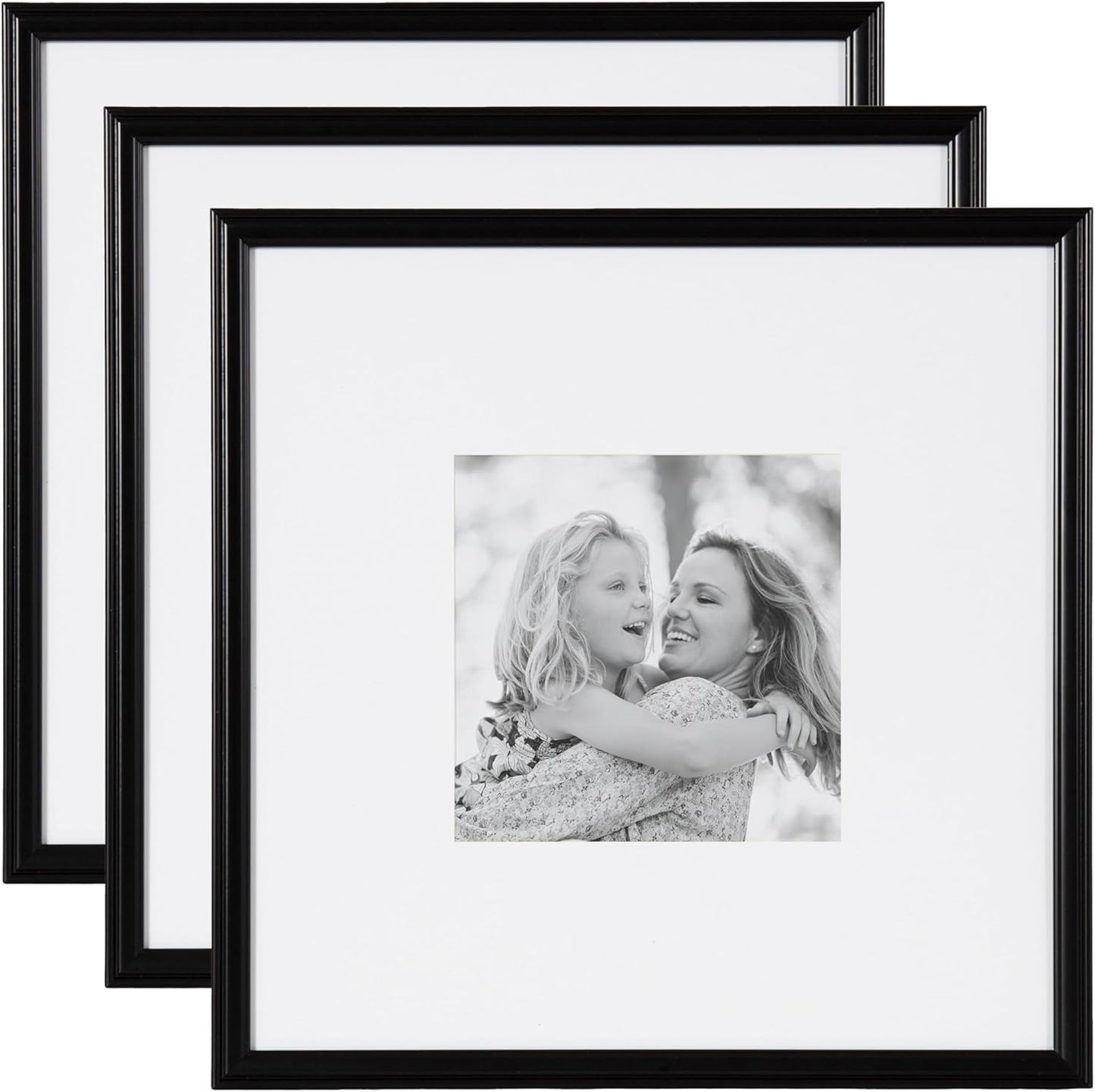 Kate and Laurel Adlynn Square Picture Frame Set for Gallery Wall