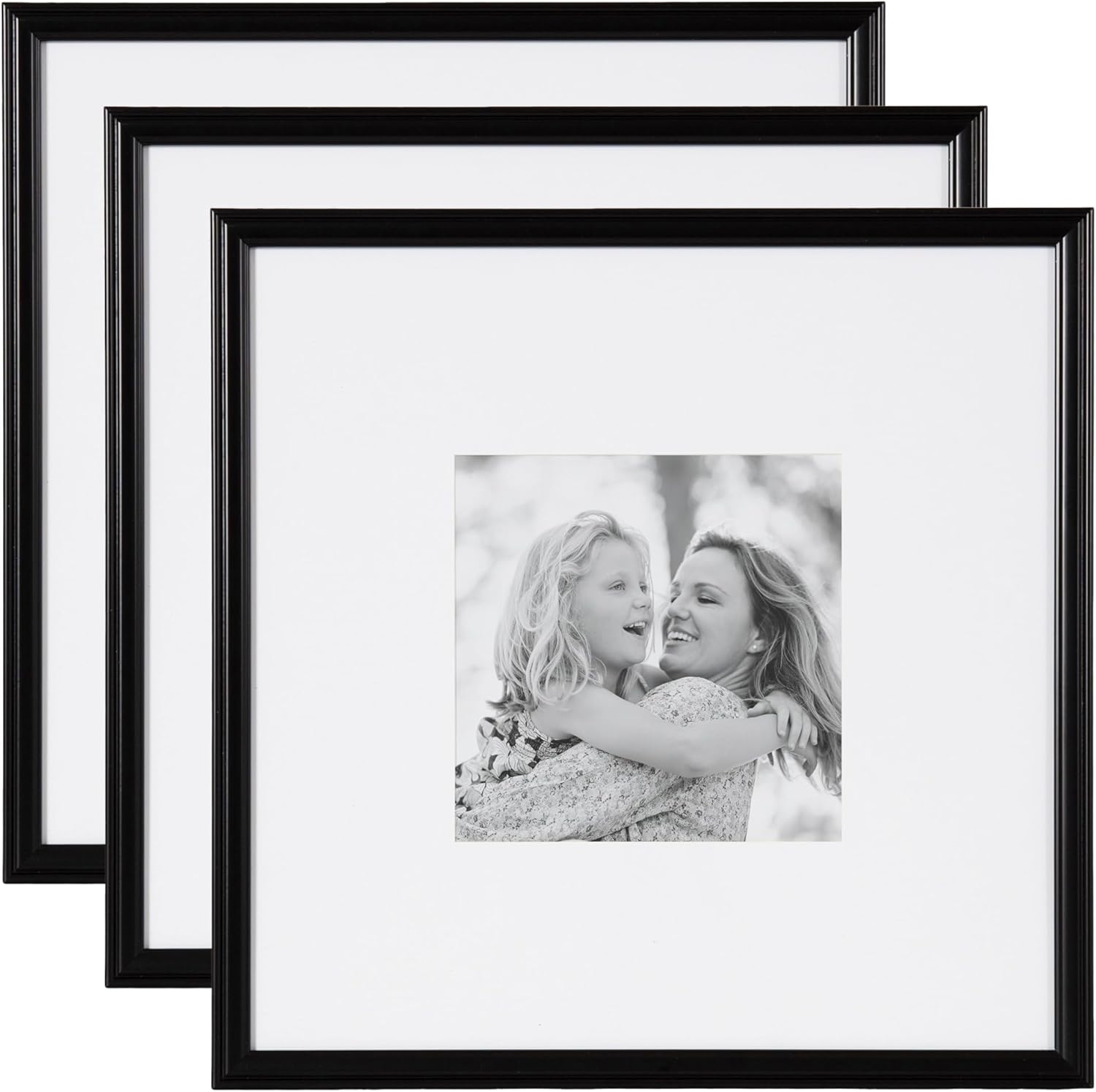 Kate and Laurel Adlynn Square Picture Frame Set for Gallery Wall