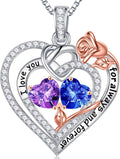 Iefil 925 Sterling Silver Necklace - Perfect Christmas Gift for Wife
