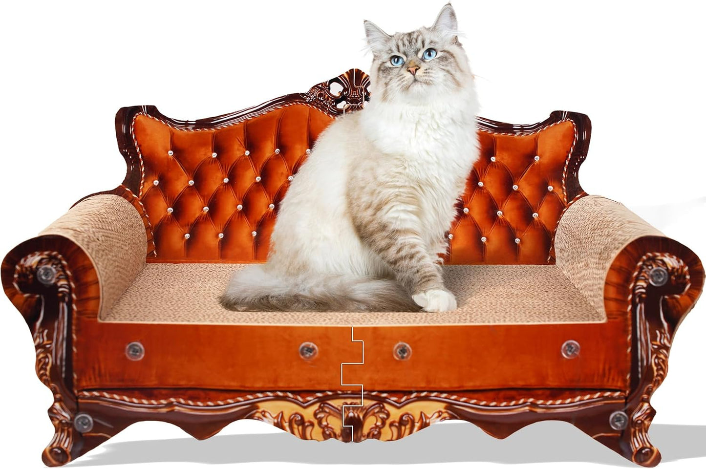 Oversized Cat Scratching Sofa for Indoor Rest and Play