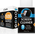 iCloth Large Screen Cleaning Wipes for Electronics - Streak-Free Clean