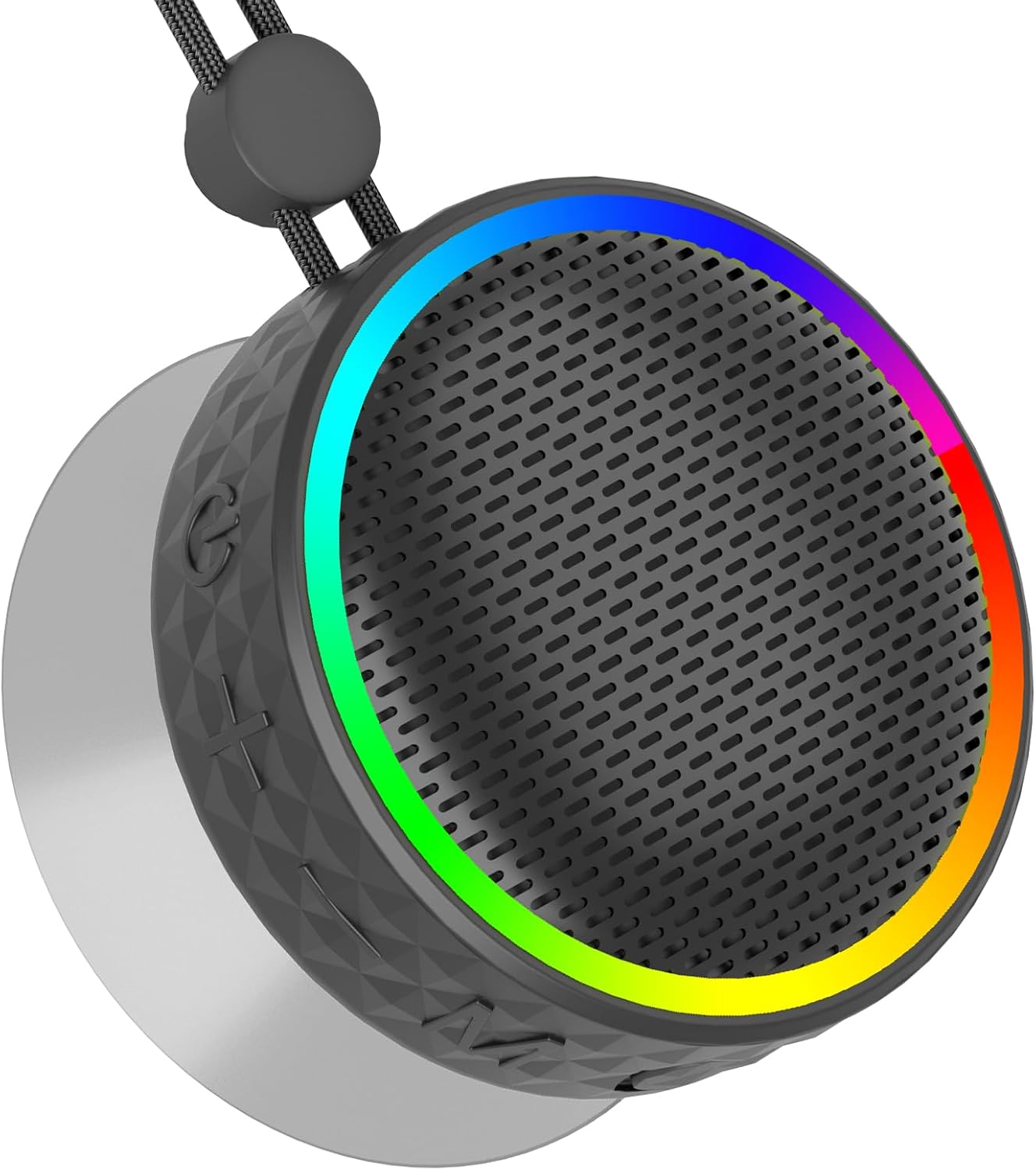 Portable Bluetooth Shower Speaker: 360 HD Sound with RGB Lights