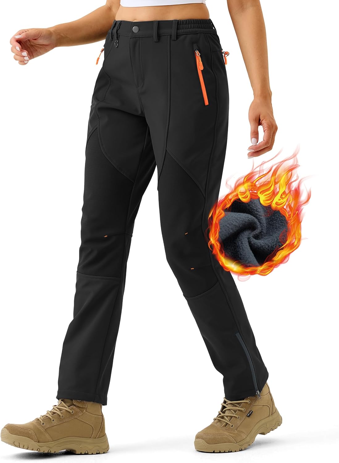 Womens Warm Waterproof Snow Pant by Winvote