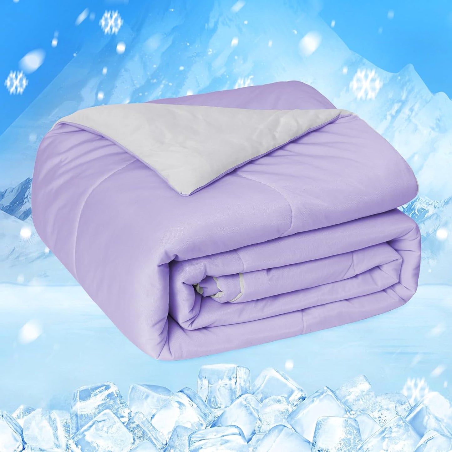HOMFINE Cooling Comforter King Size for Hot Sleepers and Night Sweats
