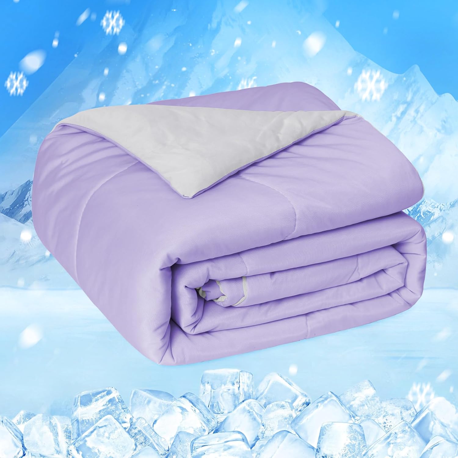 HOMFINE Cooling Comforter King Size for Hot Sleepers and Night Sweats