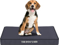 Orthopedic Dog Bed Medium Grey with Black Trim - Supportive Comfort