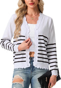 Women's V-Neck Button Down Cardigan Slim Fit - Lightweight Knit Tip