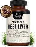 Grass Fed Beef Liver Supplement 3000mg Capsules - Natural Energy Boost