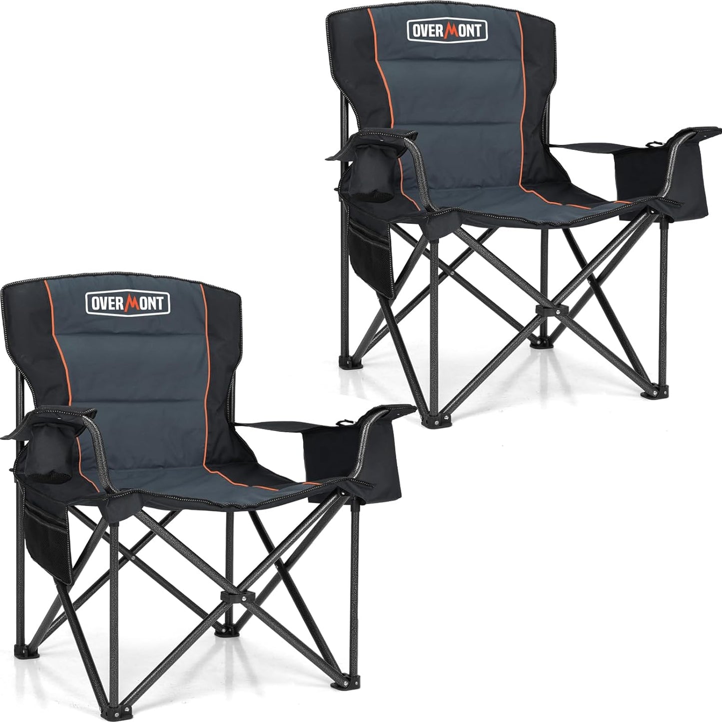 Overmont 450lbs Padded Camping Chair