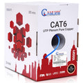 CAT6 Plenum (CMP) 1000ft Bulk Ethernet Cable - Pure Copper 10GB