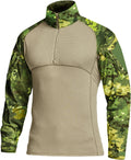 CQR Men's Combat Shirt Tactical 1/4 Zip Long Sleeve (Style BDRP)