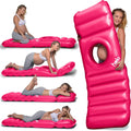 Inflatable Pregnancy Pillow with Tummy Hole - Comfortable Support