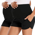 fitglam Women's Maternity Shorts Over Belly Pregnancy Lounge