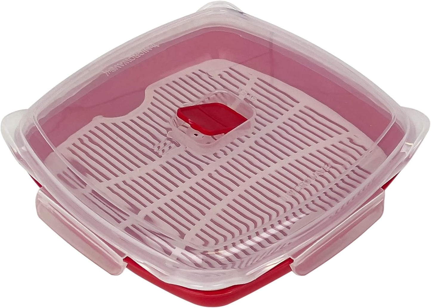 Steam to Perfection: Vented Red Steamer