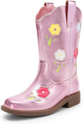 DREAM PAIRS Girls Cowgirl Boots for Toddler to Big Kid Sizes
