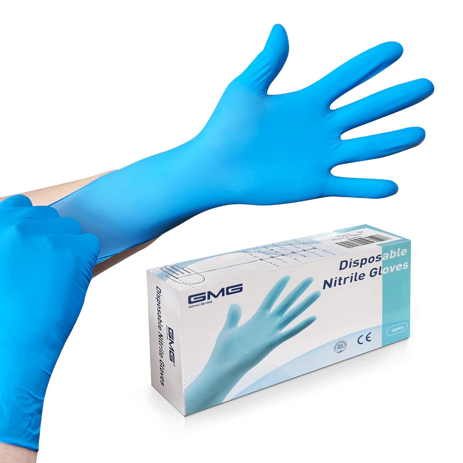 GMG SINCE1988 Nitrile Gloves - 100 Pack