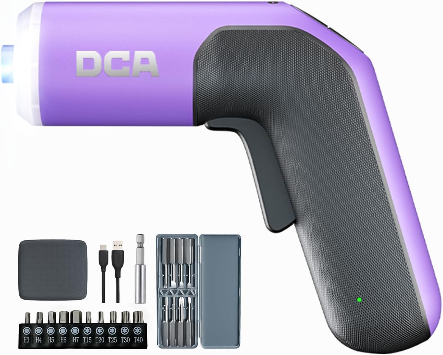 DCA 4V Electric Screwdriver Set - Easy Furniture Repairs!