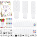 Panitay Blank Bib Bodysuit Baby Shower Set - DIY Activity Kit