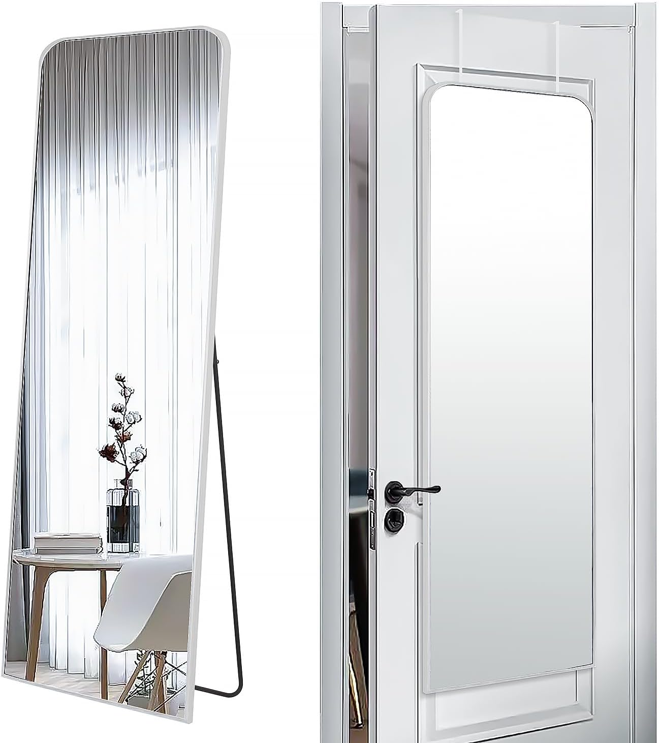 57x20 Door Hanging Full Length Mirror for Stylish Home Decor